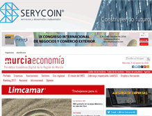 Tablet Screenshot of murciaeconomia.com